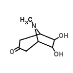 CAS 登录号：54725-52-9， 6,7-二羟基-8-甲基-8-氮杂双环[3.2.1]辛烷-3-酮
