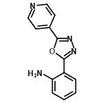 CAS 登录号：54754-58-4， 2-[5-(4-吡啶基)-1,3,4-恶二唑-2-基]苯胺
