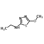 CAS 登录号：54759-89-6， N-乙基-5-甲氧基-1,3,4-噻二唑-2-胺