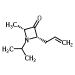 CAS 登录号：547753-70-8， (2S,4R)-2-烯丙基-1-异丙基-4-甲基-3-氮杂环丁酮