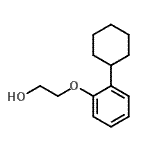 CAS 登录号：54852-66-3， 2-(2-环己基苯氧基)乙醇