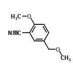 CAS 登录号：548785-53-1， 2-甲氧基-5-(甲氧基甲基)苯甲腈