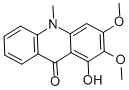 CAS 登录号：5489-57-6， 山小橘碱