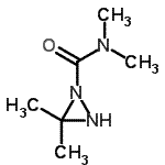 CAS 登录号：54897-21-1， N,N,3,3-四甲基-1-二氮丙啶甲酰胺