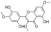 CAS#: 549-17-7, 2-(2,5-Dihydroxy-4-methoxy-phenyl)-5-hydroxy-3,7-dimethoxy-chromen-4-one