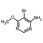 CAS 登录号：54928-24-4， 5-溴-6-甲氧基-4-嘧啶胺