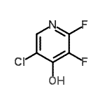 CAS 登录号：54929-36-1， 5-氯-2,3-二氟-4-吡啶醇