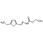 CAS 登录号：549475-46-9， 乙基(2E)-2-[(5-乙基-2-噻吩基)亚甲基]肼羧酸酯
