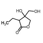 CAS 登录号：549545-97-3， 3-乙基-4-羟基-4-(羟基甲基)二氢-2(3H)-呋喃酮