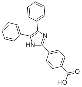 CAS 登录号:5496-35-5, 4-(4,5-二苯基-1H-咪唑-2-基)苯甲酸