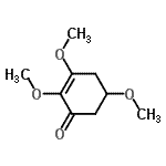 CAS 登录号：55020-77-4， 2,3,5-三甲氧基-2-环己烯-1-酮