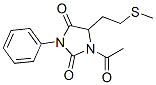 CAS 登录号：55021-63-1， 1-乙酰基-5-[2-(甲硫基)乙基]-3-苯基咪唑烷-2,4-二酮
