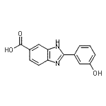 CAS 登录号：550300-30-6， 2-(3-羟基苯基)-1H-苯并咪唑-6-羧酸