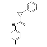 CAS 登录号：550314-91-5， N-(4-氟苯基)-2-苯基环丙烷甲酰胺