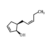 CAS 登录号：550345-46-5， (1R,5R)-5-[(2Z)-2-戊烯-1-基]-2-环戊烯-1-醇