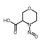 CAS 登录号：550346-46-8， 4-亚硝基-3-吗啉羧酸