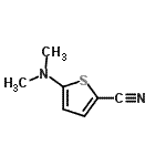 CAS 登录号：550379-04-9， 5-(二甲基氨基)-2-噻吩甲腈