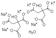 CAS 登录号:55049-48-4, 2-羟基-1,2,3-丙烷三羧酸钾钠盐水合物(5:6:6:?)