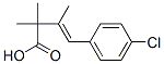 CAS 登录号：55078-30-3， 4-(4-氯苯基)-2,2,3-三甲基-丁-3-烯酸