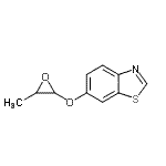CAS 登录号：55110-68-4， 6-[(3-甲基-2-环氧乙烷基)氧基]-1,3-苯并噻唑