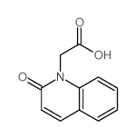 CAS 登录号：55170-65-5， 2-氧代-1(2H)-喹啉乙酸