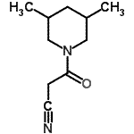 CAS 登录号：551910-72-6， 3-(3,5-二甲基-1-哌啶基)-3-氧代丙腈