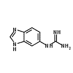 CAS 登录号：551919-77-8， 1-(1H-苯并咪唑-5-基)胍