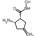 CAS 登录号：551936-58-4， (1R,2S)-2-氨基-N-羟基-4-亚甲基环戊烷甲酰胺