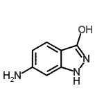 CAS 登录号：55207-49-3， 6-氨基-1H-吲唑-3-醇