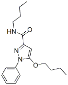 CAS#: 55228-47-2, 5-Butoxy-N-Butyl-1-Phenyl-1H-Pyrazole-3-Carboxamide
