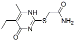 CAS 登录号：552308-93-7， 2-[(5-乙基-1,4-二氢-6-甲基-4-氧代-嘧啶-2-基)硫代]-乙酰胺