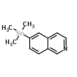 CAS 登录号：552331-36-9， 6-(三甲基锡烷基)异喹啉