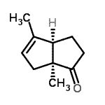 CAS 登录号：552424-65-4， (3aR,6aS)-4,6A-二甲基-3,3A,6,6A-四氢-1(2H)-二并环戊烯酮