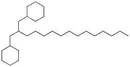 CAS 登录号：55255-74-8， 1,1'-(2-十三烷基-1,3-丙烷二基)二环己烷