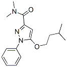 CAS 登录号:55266-64-3, N,N-二甲基-5-(异戊氧基)-1-苯基-1H-吡唑-3-甲酰胺