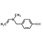 CAS 登录号：552886-30-3， 4-{[甲基(乙烯基)氨基]甲基}苯酚