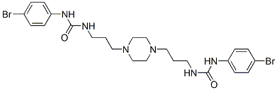 CAS#: 55291-05-9, 1,4-Bis[3-[3-(4-Bromophenyl)Ureido]Propyl]Piperazine