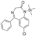 CAS#: 55299-24-6, 7-Chloro-1,3-dihydro-5-phenyl-1-trimethylsilyl-2H-1,4-benzodiazepin-2-one
