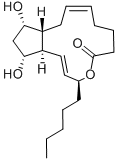 CAS 登录号：55314-49-3， (1R,3E,10S,11E,13R,14R,16S)-14,16-二羟基-10-戊基-9-氧杂双环[11.3.0]十六-3,11-二烯-8-酮