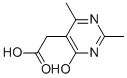 CAS 登录号：5536-40-3， (4-羟基-2,6-二甲基-嘧啶-5-基)-乙酸