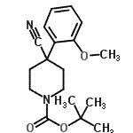 CAS 登录号：553631-31-5， 叔-丁基4-氰基-4-(2-甲氧基苯基)哌啶-1-羧酸酯