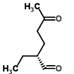 CAS 登录号：553638-68-9， (2R)-2-乙基-5-氧代己醛