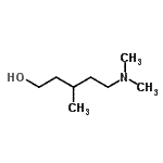 CAS 登录号：55424-63-0， 5-(二甲基氨基)-3-甲基-1-戊醇