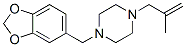CAS#: 55436-36-7, 1-(2-Methylallyl)-4-(3,4-Methylenedioxybenzyl)Piperazine