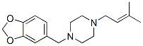 CAS#: 55436-39-0, 1-(3-Methyl-2-Butenyl)-4-(3,4-Methylenedioxybenzyl)Piperazine