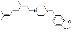 CAS 登录号：55436-45-8， 1-[(2Z)-3,7-二甲基-2,6-辛二烯基]-4-[(1,3-苯并二氧戊环-5-基)甲基]哌嗪
