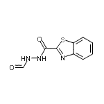 CAS 登录号：55439-35-5， N'-甲酰基-1,3-苯并噻唑-2-甲酰肼