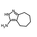 CAS 登录号：55440-18-1， 2,4,5,6,7,8-六氢环庚并[c]吡唑-3-胺