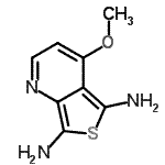 CAS#: 554420-45-0, 4-Methoxythieno[3,4-b]Pyridine-5,7-Diamine