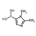 CAS 登录号：554453-76-8， (1,2-二甲基-1H-咪唑-5-基)硼酸